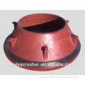 hot sale lining plate of fixed cone parts for cone crusher for stone